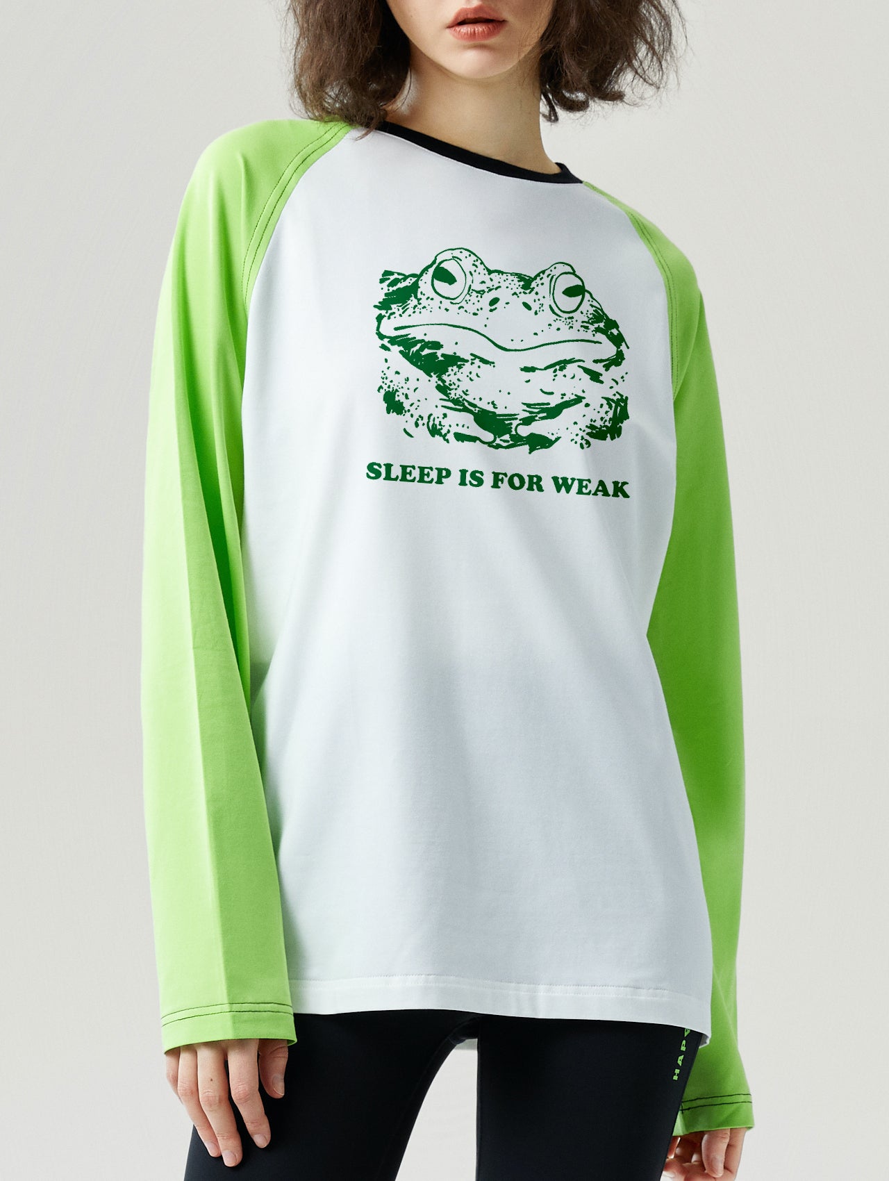 Bullfrog Sleep Raglan Shirt BY John Davis