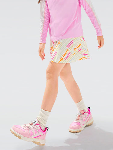 Colorful Pleated Skirt