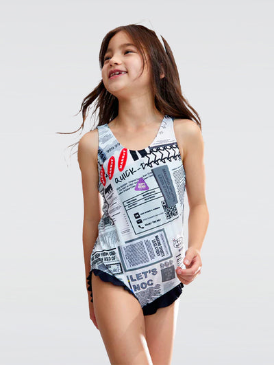 UPF 50+ Gummy One-Piece Swimsuit