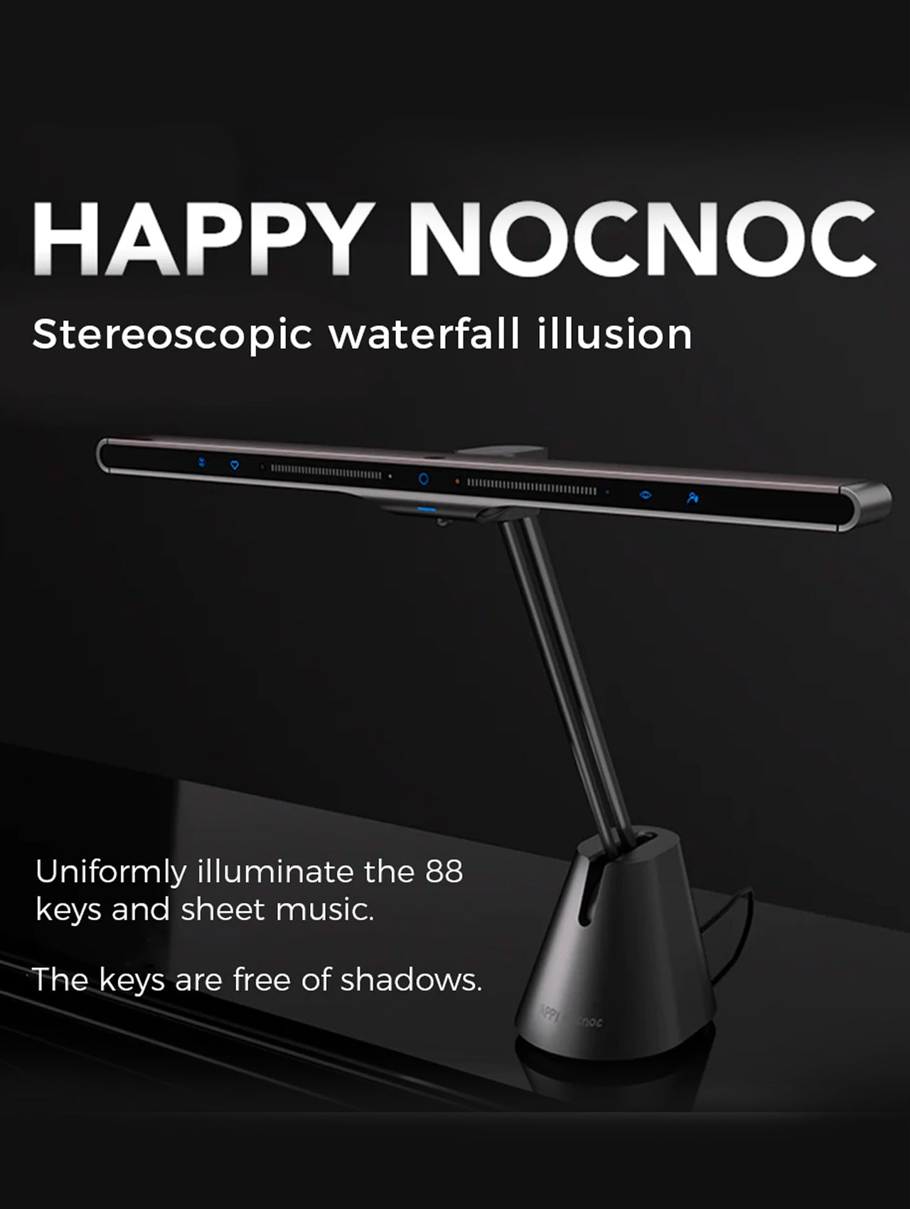 Happy Nocnoc Led Piano Lamp (US ONLY)