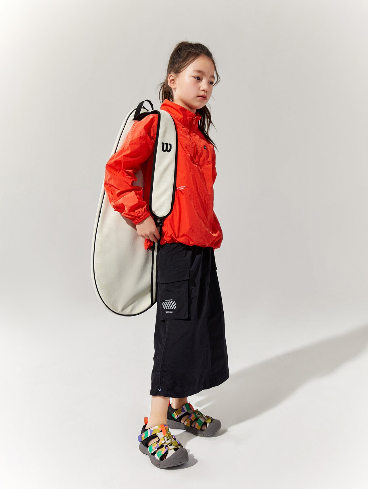 UrbanExplorer Family Matching Water-Repellent Long Skirt