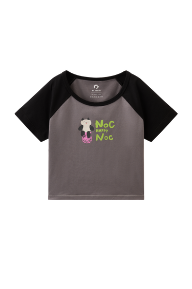 Kids Printed Raglan T-Shirt