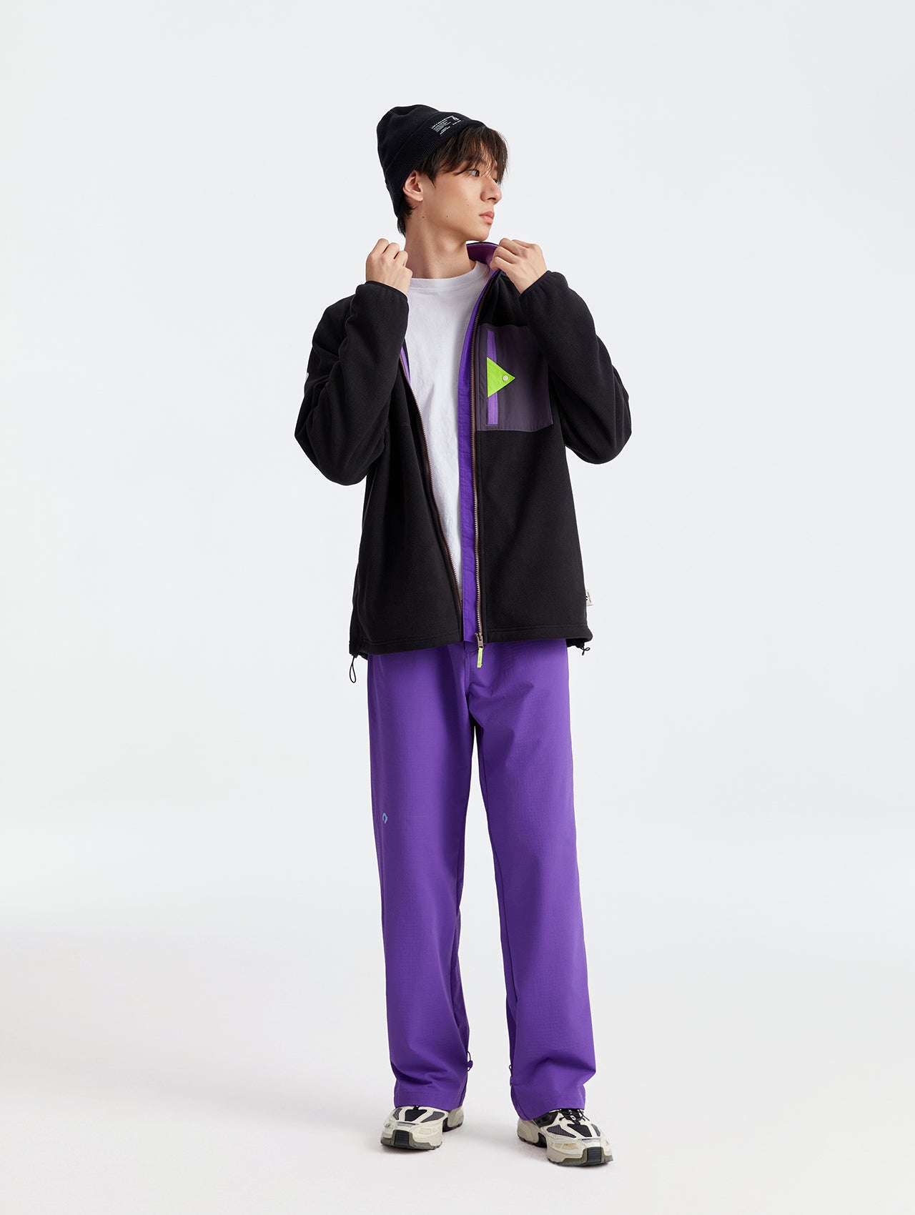 Kids Piled Woven Cargo Pants
