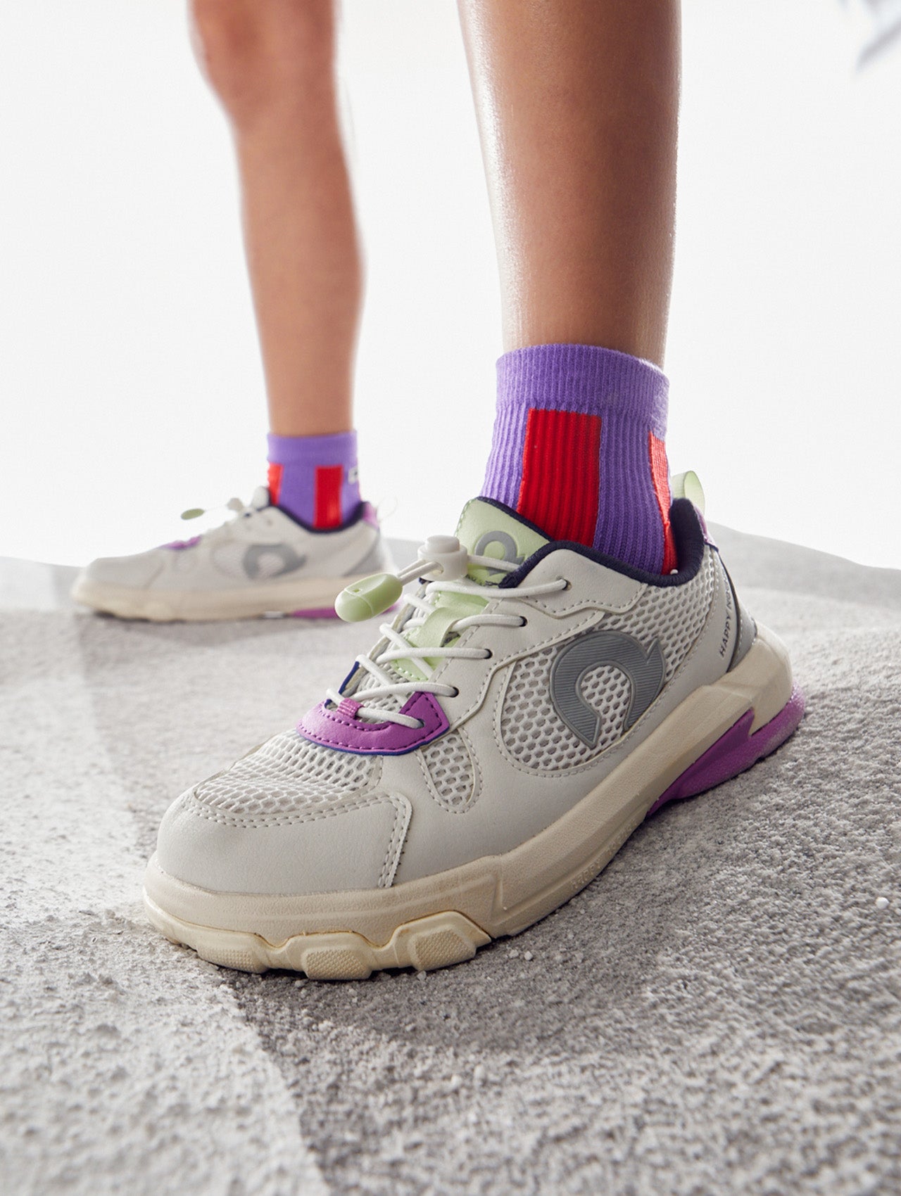 Odor-Resistance Mid-Calf Striped Socks (US Only)