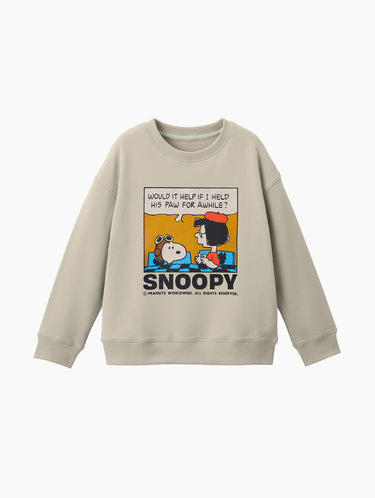 Kids Snoopy Soft Round-Neck Hoodie