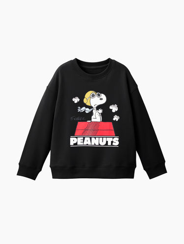 Kids Snoopy Soft Round-Neck Hoodie