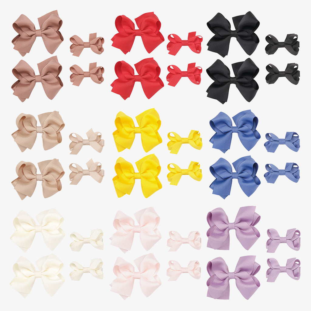 4-Piece Bow Hair Clips