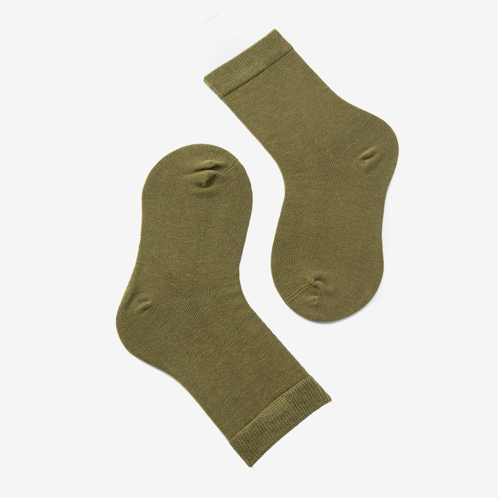 [Order To Get] Family Solid Color Mid Tube Socks
