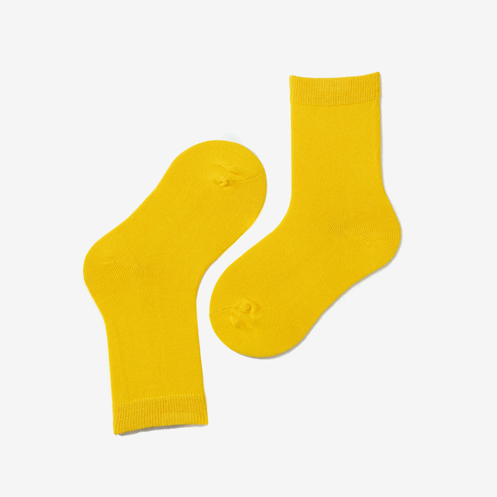 [Order To Get] Family Solid Color Mid Tube Socks