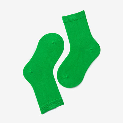 [Order To Get] Family Solid Color Mid Tube Socks