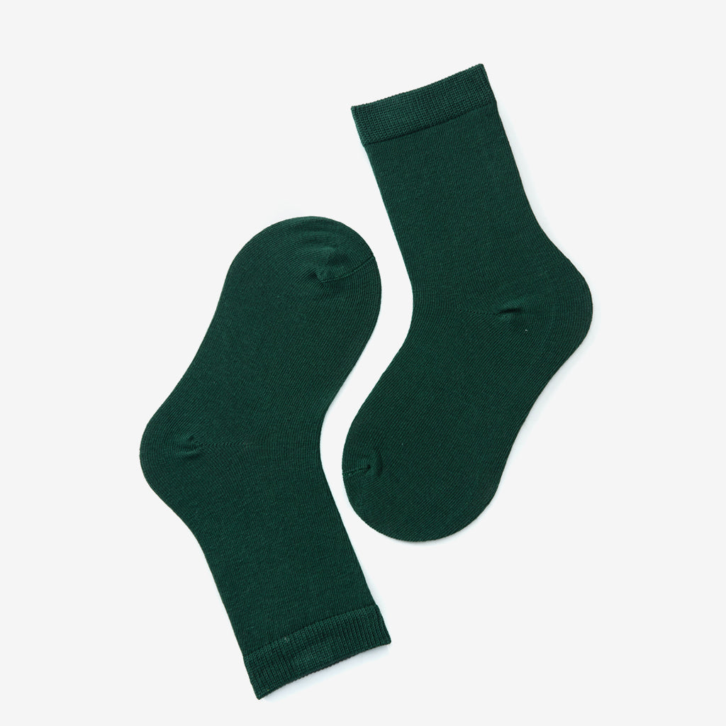 [Order To Get] Family Solid Color Mid Tube Socks