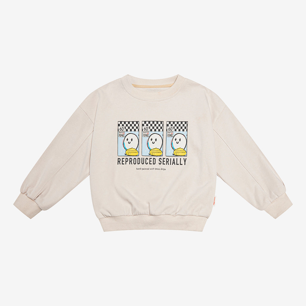 Family White Noc Printed Sweatshirt