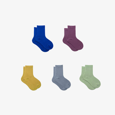 [Order To Get] Family Solid Color Mid Tube Socks
