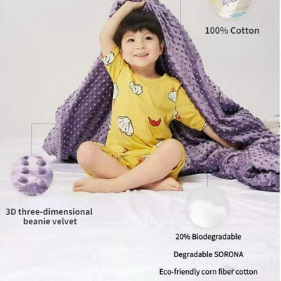 Pac-Man Cotton Bean Blanket