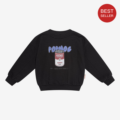 Popnoc Letter Printed Sweatshirt